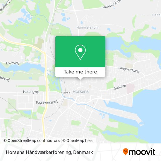Horsens Håndværkerforening map