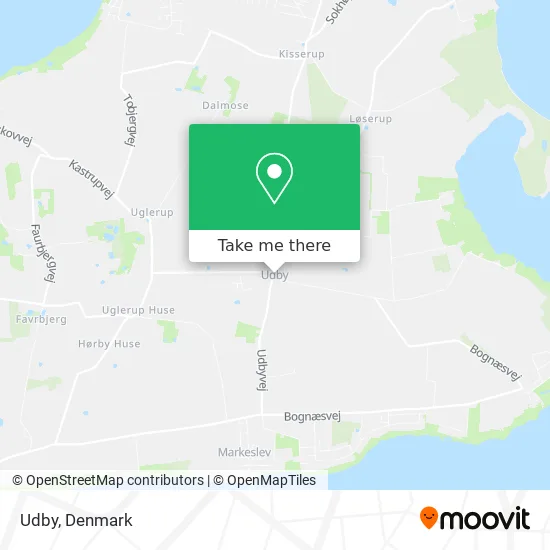 Udby map