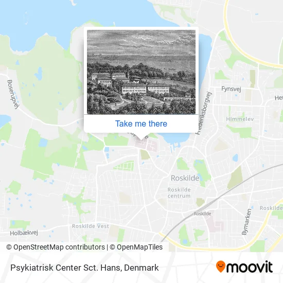 Psykiatrisk Center Sct. Hans map
