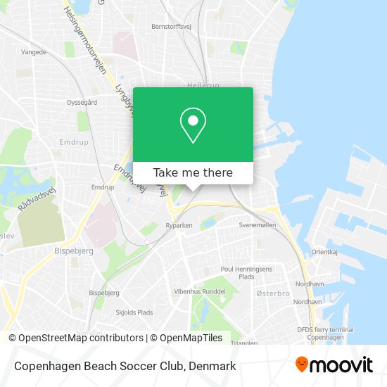 Copenhagen Beach Soccer Club map