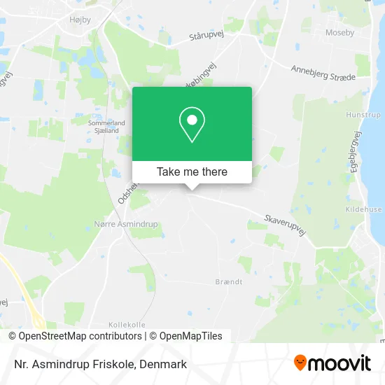 Nr. Asmindrup Friskole map