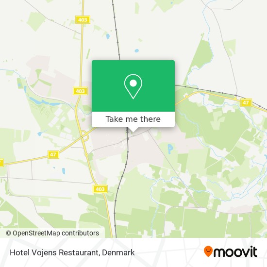 Hotel Vojens Restaurant map