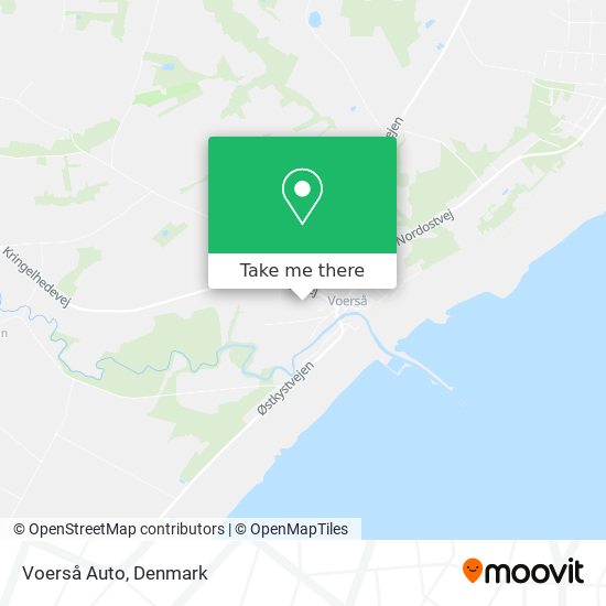 Voerså Auto map