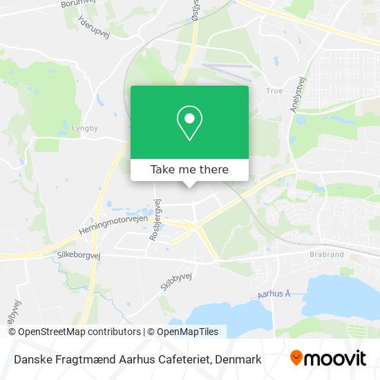Danske Fragtmænd Aarhus Cafeteriet map