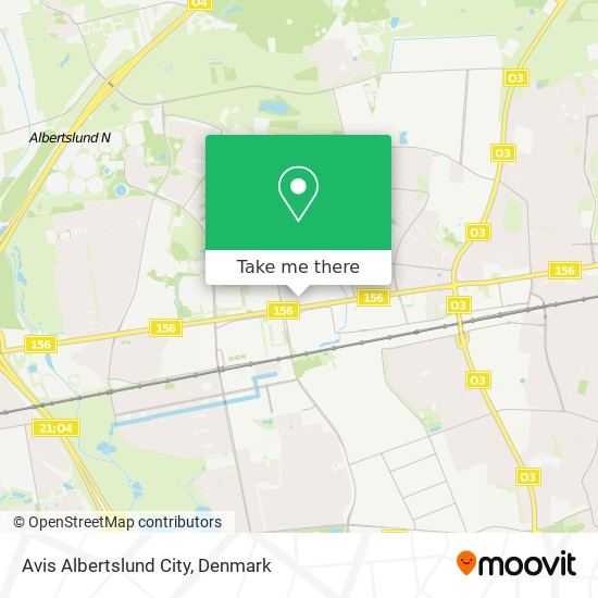 Avis Albertslund City map