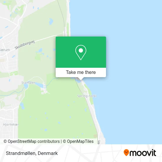 Strandmøllen map