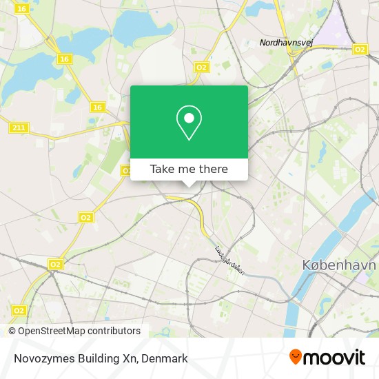 Novozymes Building Xn map