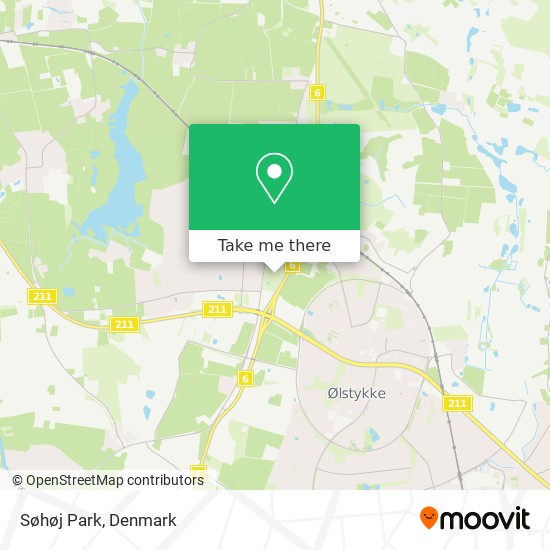 Søhøj Park map