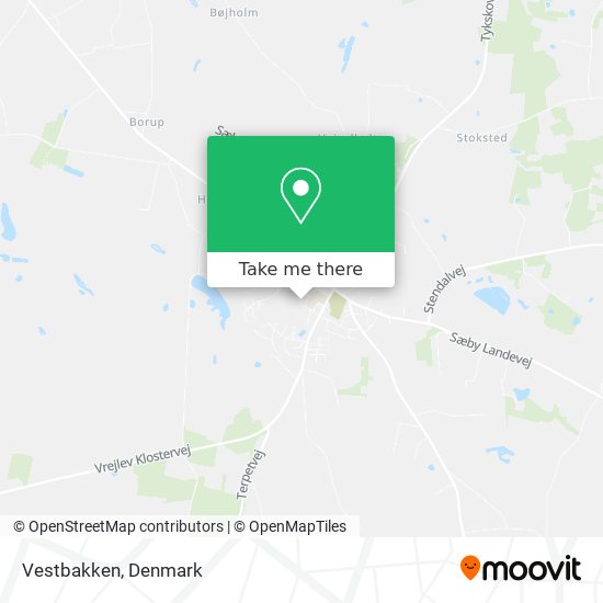 Vestbakken map