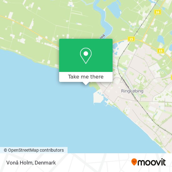 Vonå Holm map