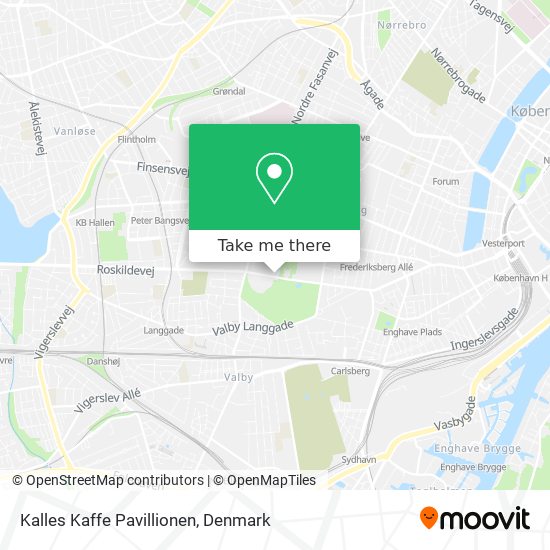 Kalles Kaffe Pavillionen map