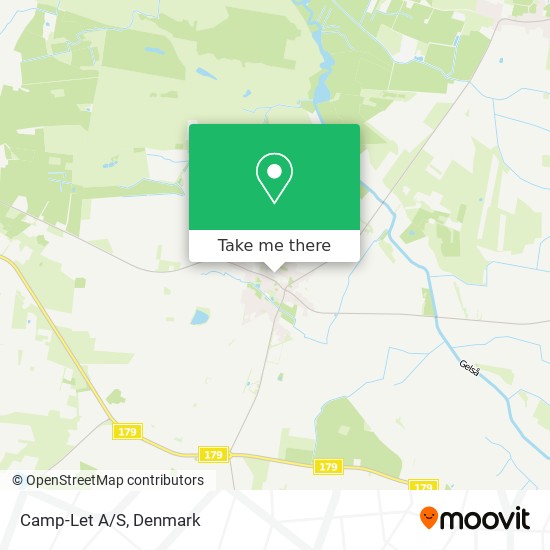 Camp-Let A/S map