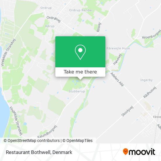 Restaurant Bothwell map