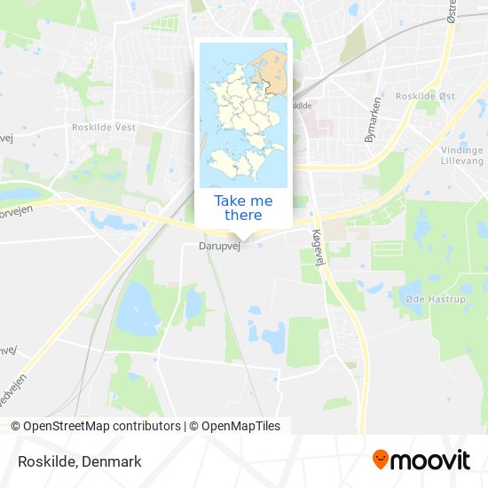 Roskilde map