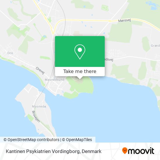 Kantinen Psykiatrien Vordingborg map