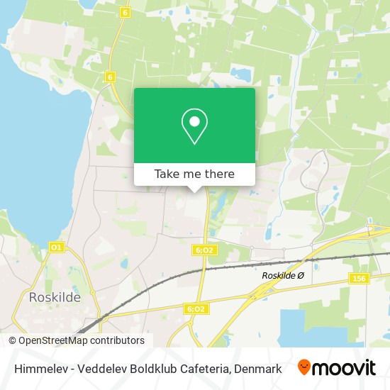 Himmelev - Veddelev Boldklub Cafeteria map