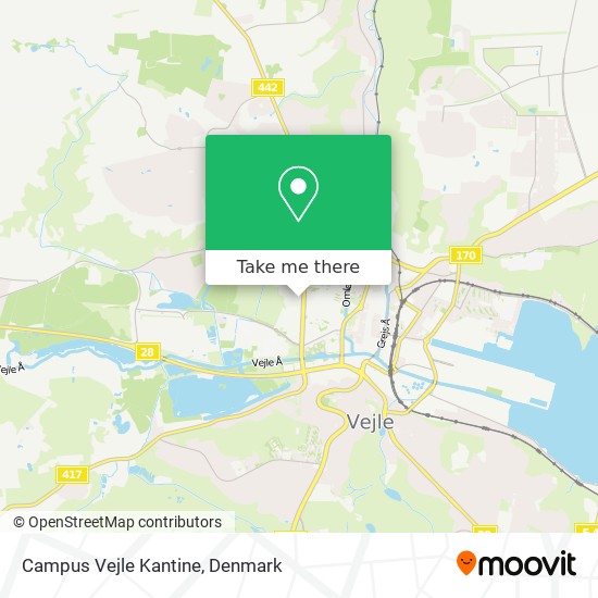 Campus Vejle Kantine map