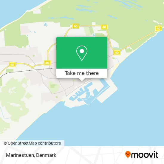 Marinestuen map