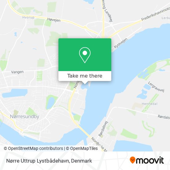 Nørre Uttrup Lystbådehavn map