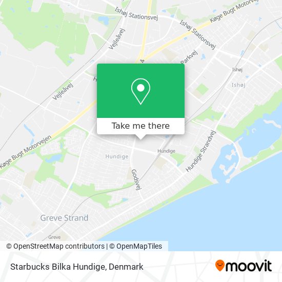 tåge vært korrekt How to get to Starbucks Bilka Hundige in Greve by Bus or Train?