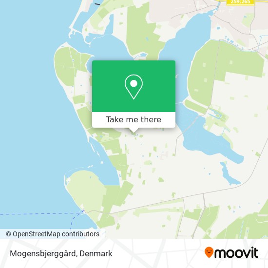 Mogensbjerggård map