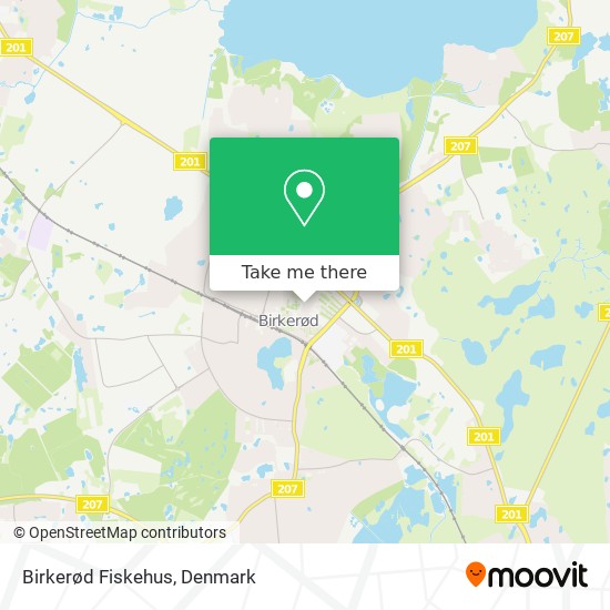 Birkerød Fiskehus map