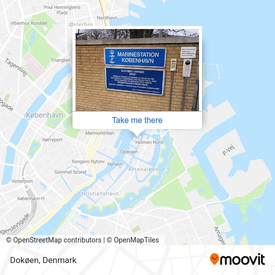 Dokøen map