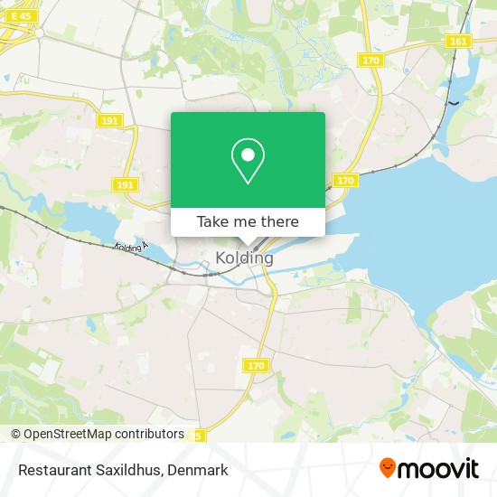 Restaurant Saxildhus map