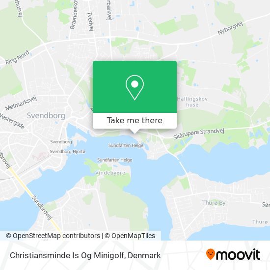 Christiansminde Is Og Minigolf map