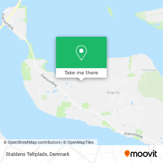 Staldens Teltplads map