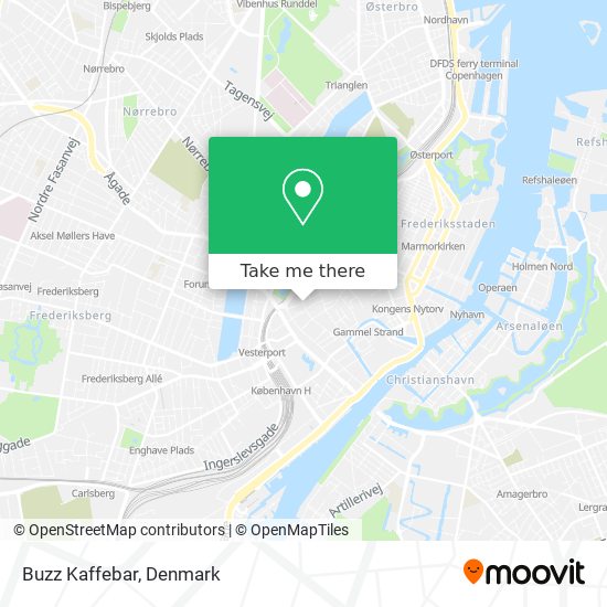 Buzz Kaffebar map