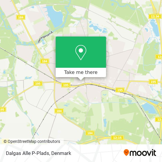 Dalgas Alle P-Plads map