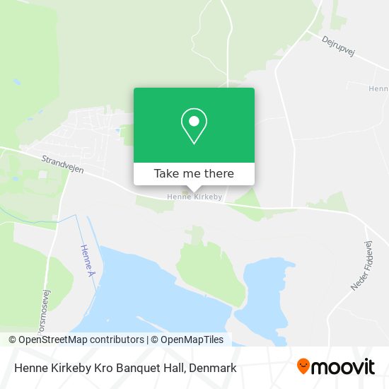 Henne Kirkeby Kro Banquet Hall map