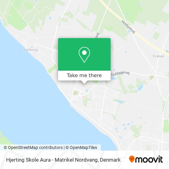 Hjerting Skole Aura - Matrikel Nordvang map