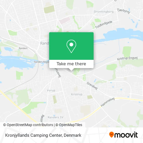 Kronjyllands Camping Center map