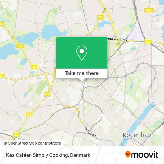 Kea Caféen Simply Cooking map