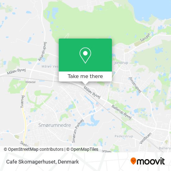 Cafe Skomagerhuset map