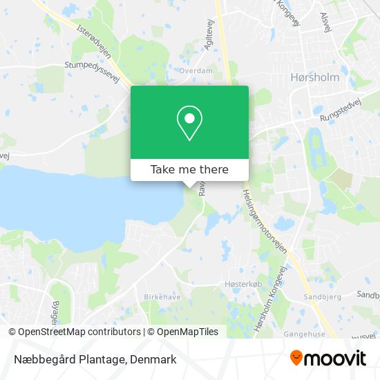 Næbbegård Plantage map