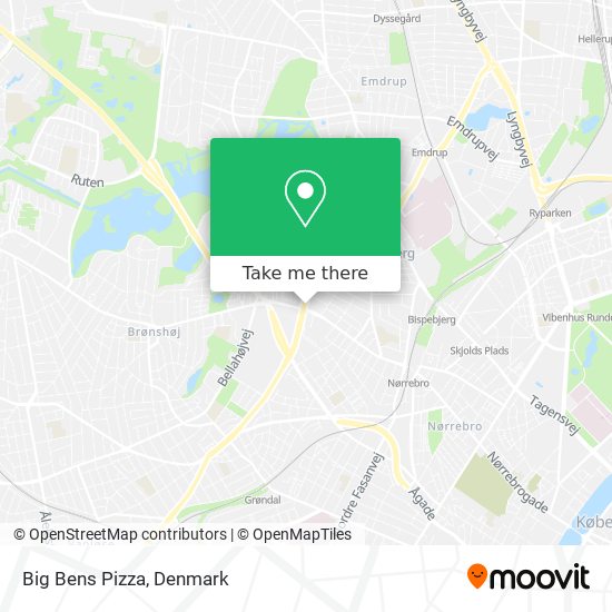 Big Bens Pizza map