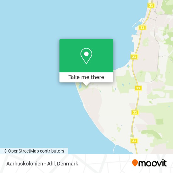 Aarhuskolonien - Ahl map