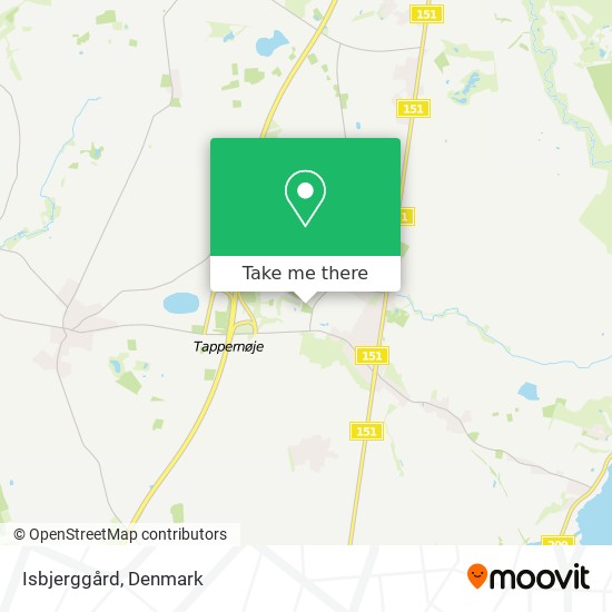 Isbjerggård map