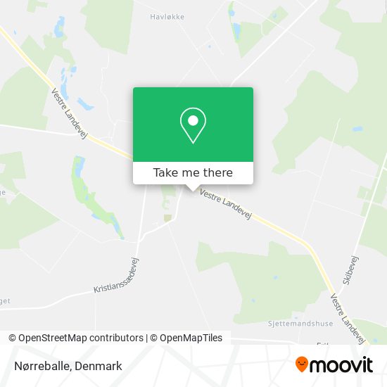 Nørreballe map