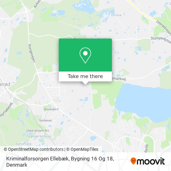 Kriminalforsorgen Ellebæk, Bygning 16 Og 18 map