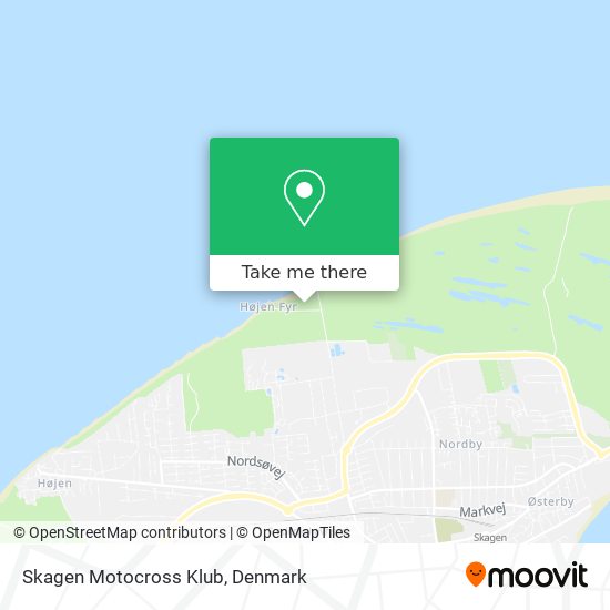 Skagen Motocross Klub map