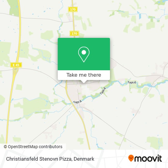 Christiansfeld Stenovn Pizza map