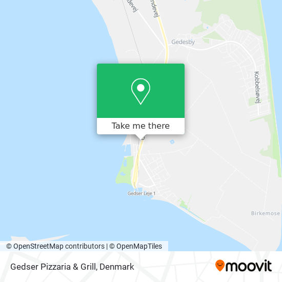 Gedser Pizzaria & Grill map