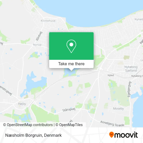 Næsholm Borgruin map