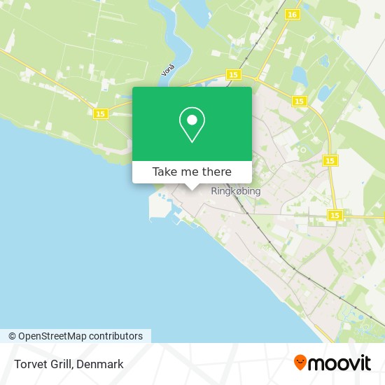 Torvet Grill map