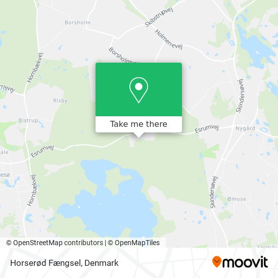 Horserød Fængsel map
