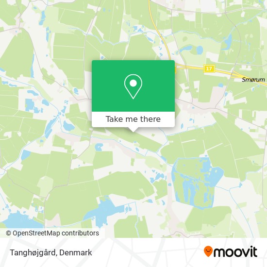 Tanghøjgård map